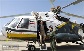 حضور شهردار در تمرین مشترک امداد هوایی تهران 24
