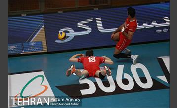 دیدار تیم های والیبال پیکان تهران و شهرداری تبریز