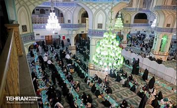 ضیافت افطاری در حرم عبدالعظیم حسنی(ع) 12