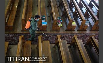 ضد عفونى مساجد و کلیساهاى منطقه 6 10