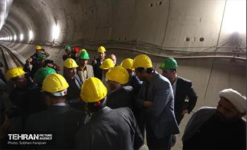 بازدید اعضای شوراهای شهر مراکز استان‌ها از کارگاه خط ۱۰ مترو تهران 14