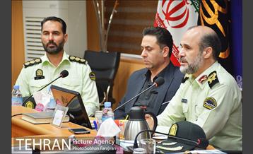 نشست خبری فرمانده یگان حفاظت شهرداری تهران 13