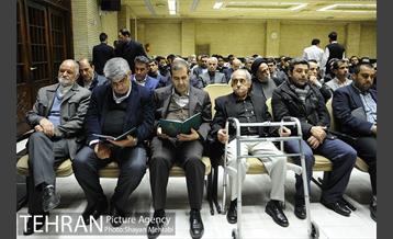 مراسم ختم حاجیه خانم طیبه هاشمی بهرمانی(همشیره هاشمی رفسنجانی) 5