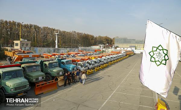 مانور برف روبی شهرداری منطقه 5