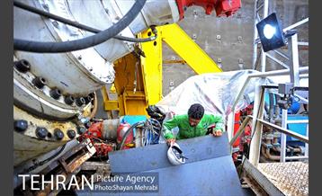 آغاز  حفاری تونل  محور جنوبی خط 6 مترو تهران 28