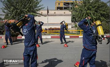 آیین گرامیداشت روز آتش نشان با حضور شهردار تهران 1