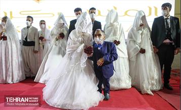 آغاز زندگی مشترک ۲۱ زوج کم برخوردار 20