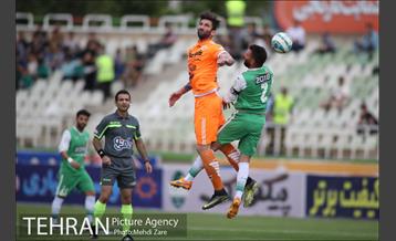 دیدار تیم های فوتبال سایپا و ماشین سازی تبریز