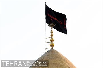 مراسم تعویض پرچم گنبد حرم حضرت عبدالعظیم (ع) 22