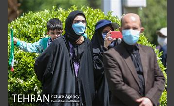 راهپیمایی نمادین روز قدس در میدان فلسطین 12