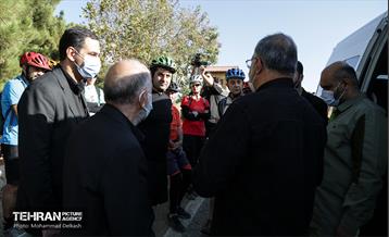 بازدید شهردار تهران از کمربند سبز تهران 1