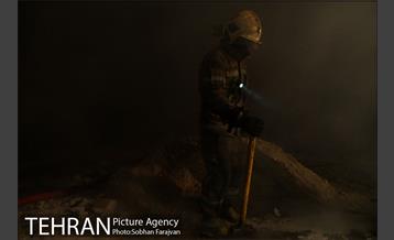 آتش سوزی انبار لوازم خانگی در خیابان 17شهریور 1