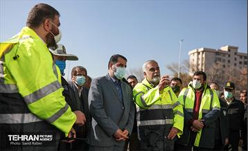 مانور سراسری برف روبی در منطقه 1 تهران 33