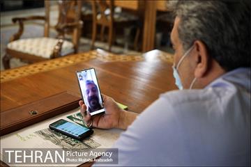 تماس تصویری شهردار تهران به مناسبت روز خبرنگار 12