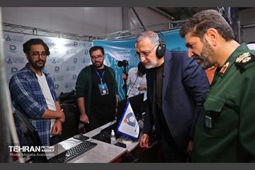 بازدید شهردار تهران از چهارمین رویداد سراسری تولید محتوای دیجیتال بسیج 21