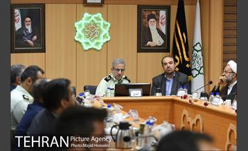 نشست دکتر شیخ با فرماندهان یگان انتظامی شهرداری تهران 11