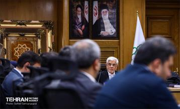 نشست صمیمانه شهردار تهران با معاون اول رئیس‌جمهور