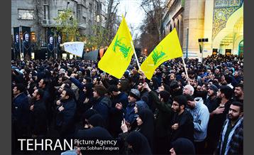 تجمع مردم تهران در پی شهادت سردار قاسم سلیمانی 27