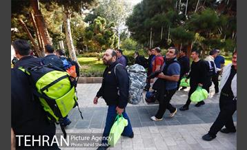 مراسم اعزام کاروان خادم الحسین (ع) شهرداری تهران به عتبات عالیات با حضور شهردار تهران 53