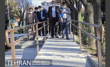 بازدید شهردار منطقه هشت از پروژه های توسعه محلات 15