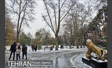 روز برفی میدان مشق و پارک شهر تهران 5