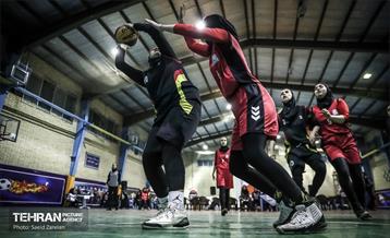 مسابقات بسکتبال بانوان شهر تهران 2