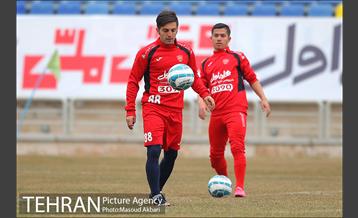 تمرین تیم فوتبال پرسپولیس تهران