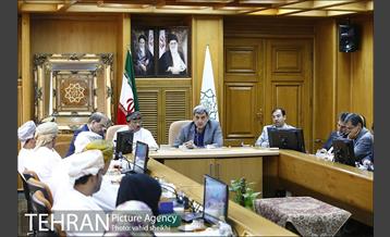 دیدار هیئت بلند پایه عمانی با شهردار تهران 16