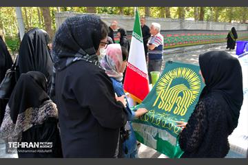 مراسم شهادت امام رضا(ع) و سالگرد تدفین شهدای گمنام منطقه۸