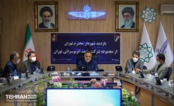 بازدید شهردار تهران از شرکت واحد اتوبوسرانی تهران 13