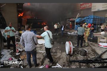 حریق در بازار آهن شادآباد 33