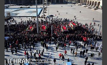 تشییع شهدای آتش نشان با حضور مردم  11
