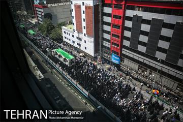 مراسم تشییع پیکرهای مطهر ۱۵۰ شهید تازه‌ تفحص‌ شده دفاع مقدس  - ۲ 22