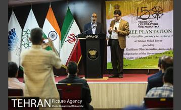 آئین درخت کاری به مناسبت تولد گاندی 4