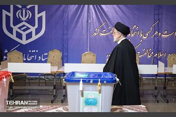 حضور رییس جمهوری در انتخابات ۱۴۰۲ 1