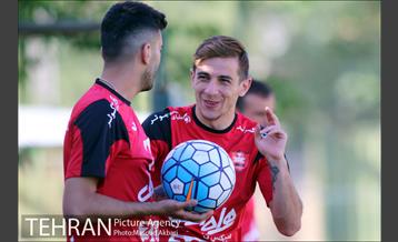 تمرین تیم فوتبال پرسپولیس