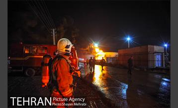 آتش سوزی در مخزن سوخت پالایشگاه تهران 12