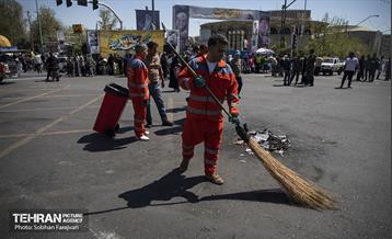 خدمات شهرداری تهران در پایان روز قدس 12