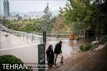 بارش باران پاییزی در تهران 16