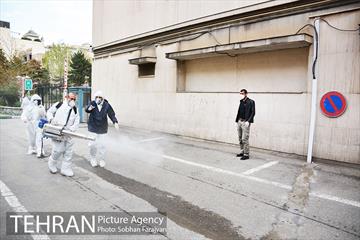 ضدعفونی بیمارستان های امام خمینی(ره) و طالقانی 12