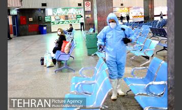 ضد عفونی پایانه مسافربری غرب 6