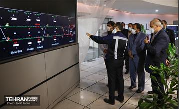 بازدید اعضای شورای شهر از شرکت بهره برداری متروی تهران و حومه 10