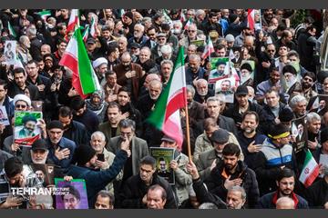تشییع پیکر سردار شهید علی‌محمد نائینی