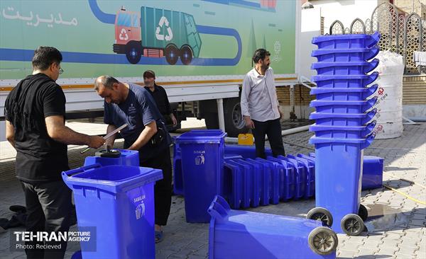 خدمات نیروهای پاکبان شهر تهران در اربعین حسینی 45