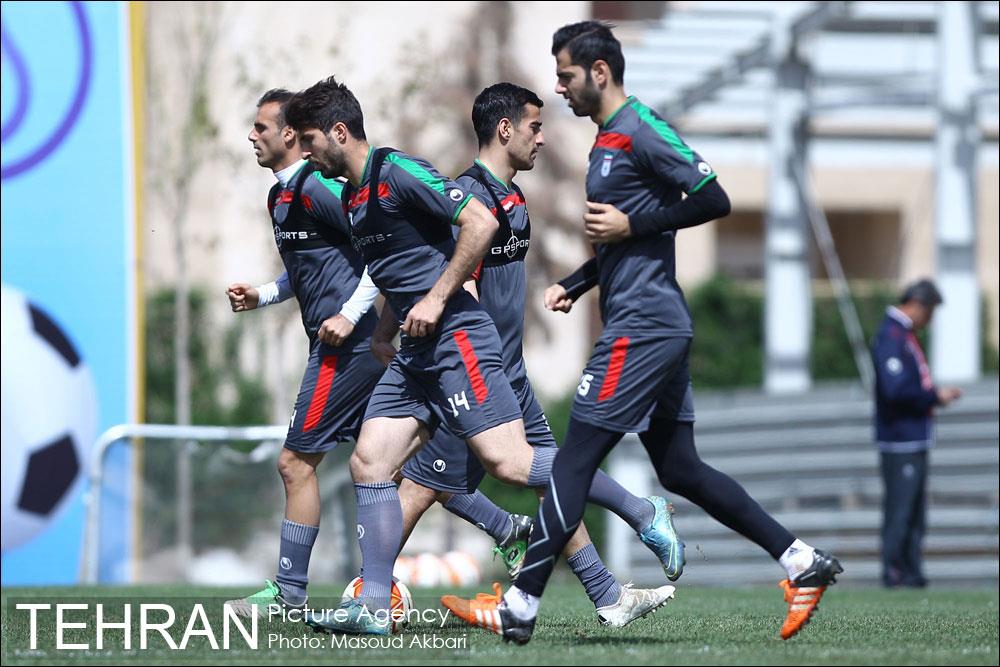 تمرین تیم ملی فوتبال‎ برای بازی مقابل عمان 1