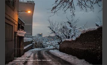 محله ده ونک در روزهای برفی تهران 23