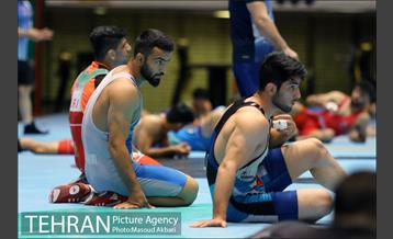 برگزاری تمرینات تیم ملی کشتی فرنگی 9