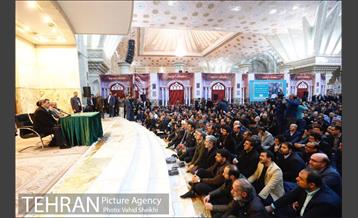 آیین تجدید میثاق اعضای محترم شورای اسلامی شهر تهران و مدیران شهری با آرمان های امام راحل(ره) 8