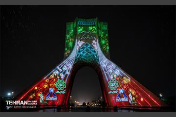 اجرای ویدئو مپینگ روز دختر در میدان آزادی