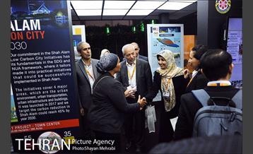 بازدید پیروز حناچی از نمایشگاه مجمع جهانی شهری در ابوظبی امارات 16